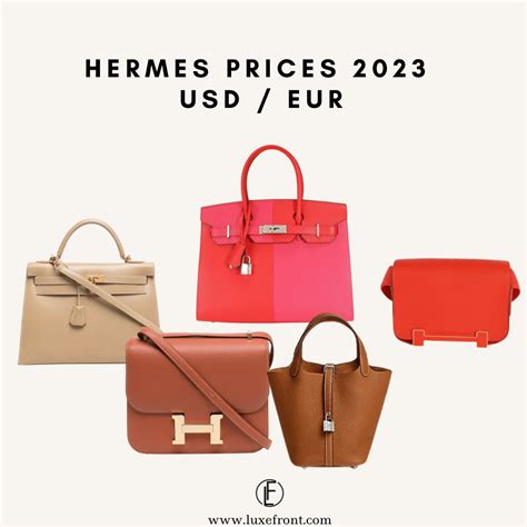 hermes bags and prices|hermes bag price guide.